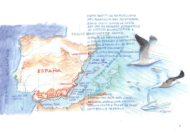 RENDEZ-VOUS DU CARNET DE VOYAGE 2016 - Prima tavola di presentazione dei disegni di Giovanni Cocco